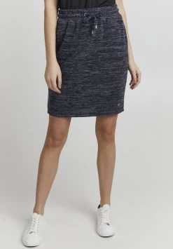 OXMO Birga - Falda De Tubo - Insignia Blue Melange