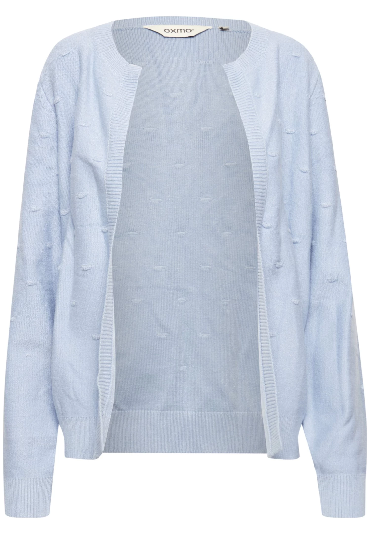 OXMO Oxkalotta - Chaqueta De Punto - Brunnera Blue 6 OXMO Oxkalotta - Chaqueta De Punto - Brunnera Blue - Imagen 6