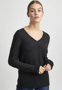 OXMO Oxilva - Jersey De Punto - Dark Grey Melange