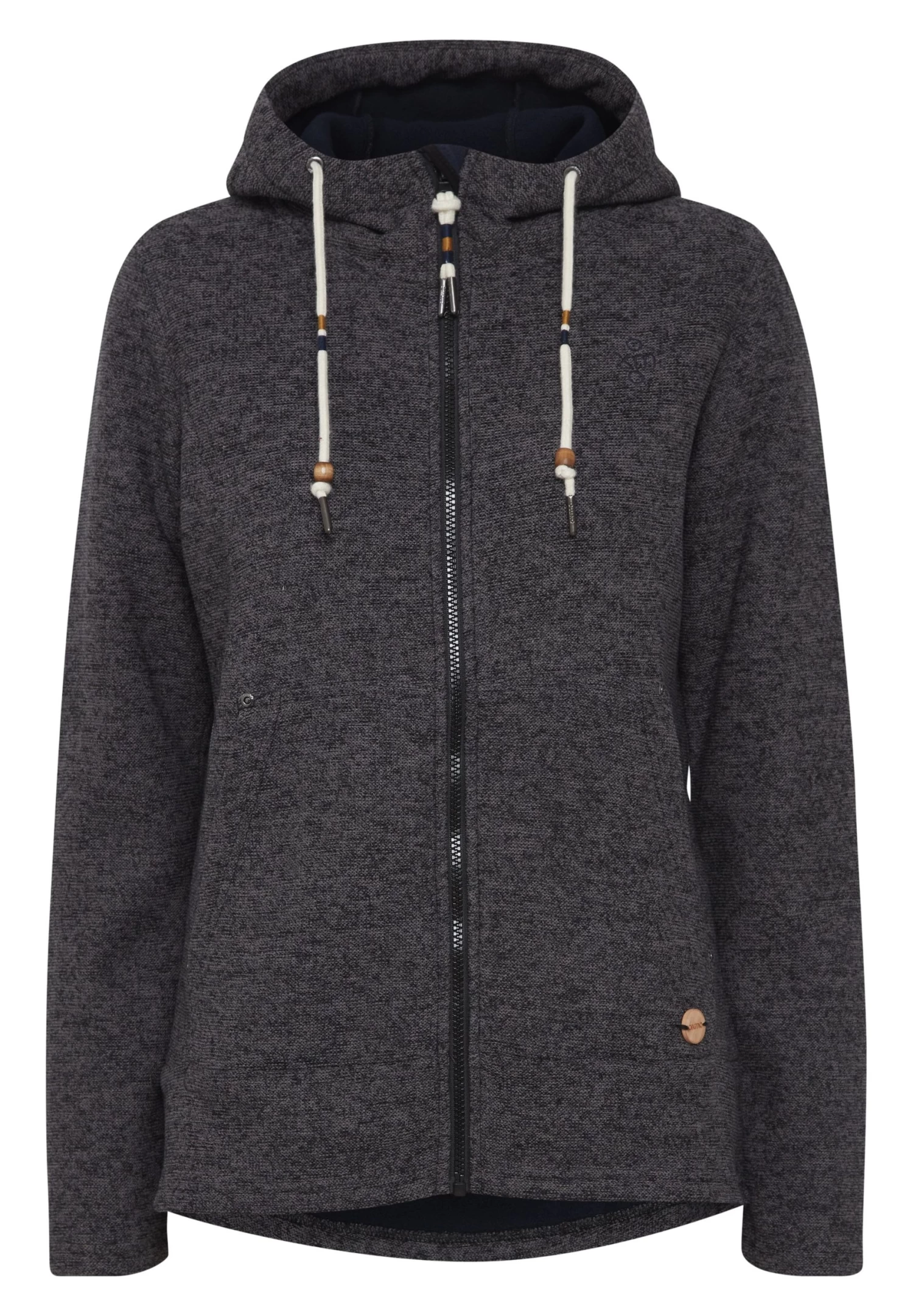 OXMO Oxfia - Sudadera Con Cremallera - Black 6 OXMO Oxfia - Sudadera Con Cremallera - Black - Imagen 6