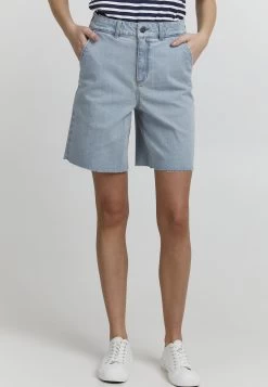 OXMO Shorts Vaqueros - Light Blue Denim