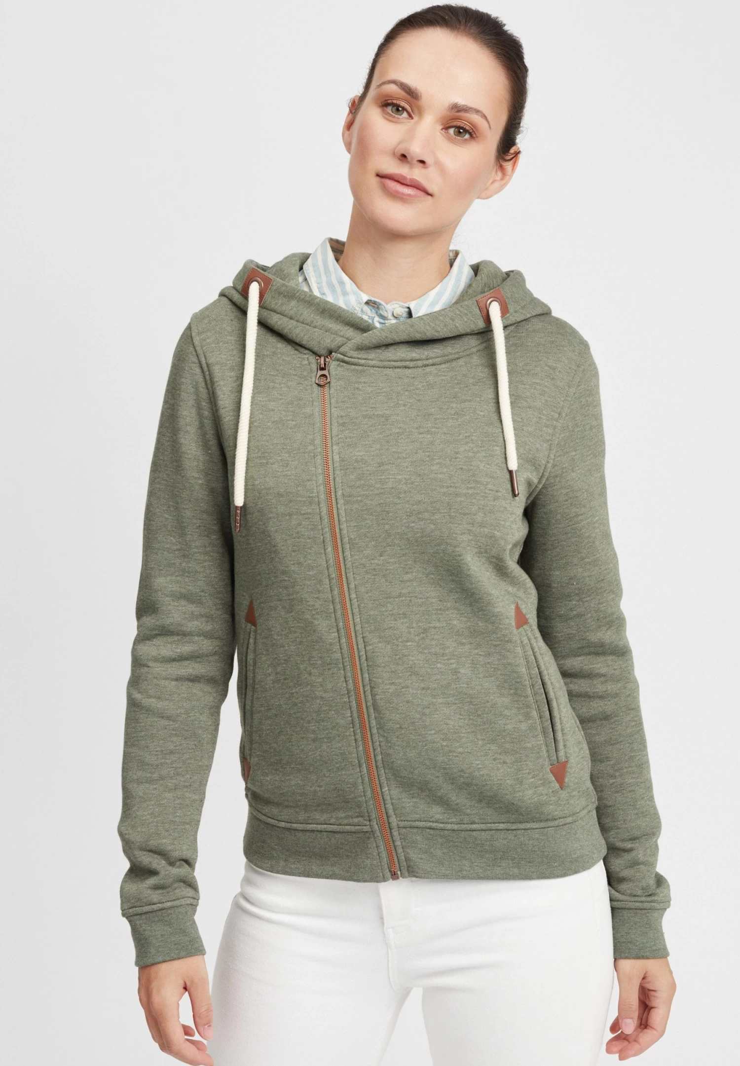 OXMO Oxvicky - Sudadera Con Cremallera - Climb Mel 1 OXMO Oxvicky - Sudadera Con Cremallera - Climb Mel