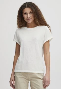 OXMO Oxkatie - Camiseta Básica - Off White