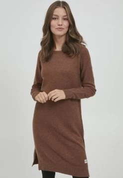 OXMO Oxmareen - Vestido De Punto - Tortoise Shell Melange