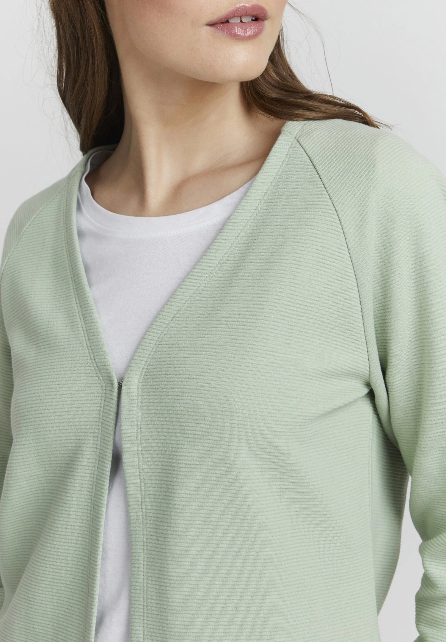OXMO Jonia - Chaqueta De Punto - Frosty Green 4 OXMO Jonia - Chaqueta De Punto - Frosty Green - Imagen 4