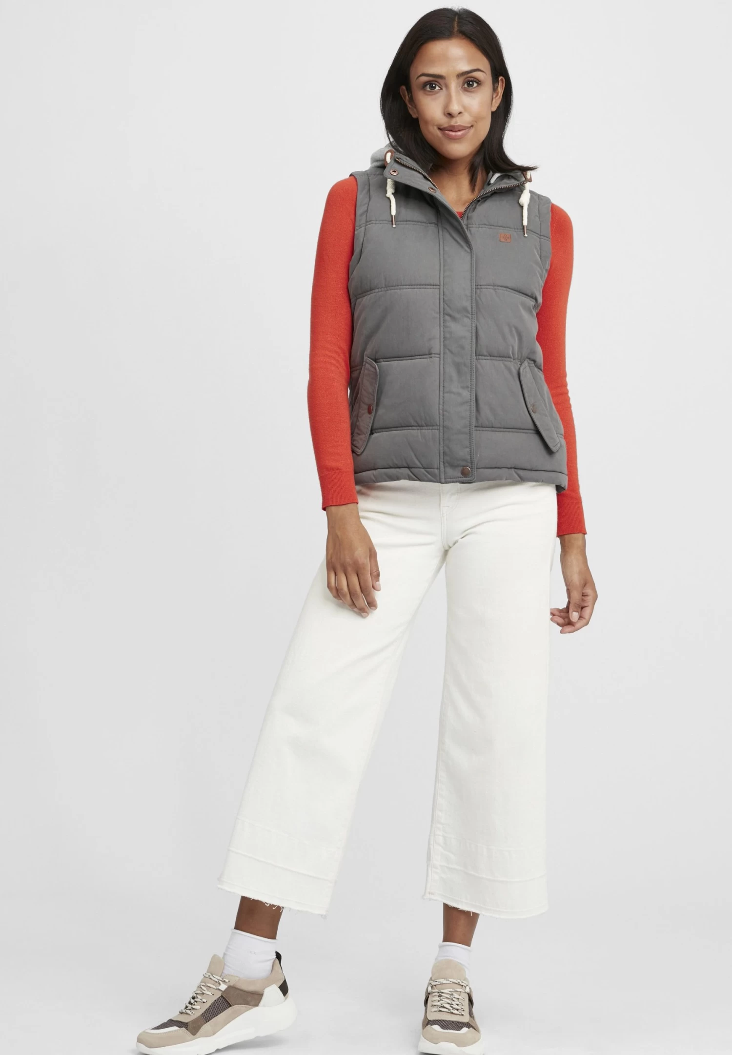 OXMO Oxlewonda - Chaleco - Dark Grey 2 OXMO Oxlewonda - Chaleco - Dark Grey - Imagen 2