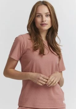 OXMO Pim - Camiseta Básica - Ash Rose