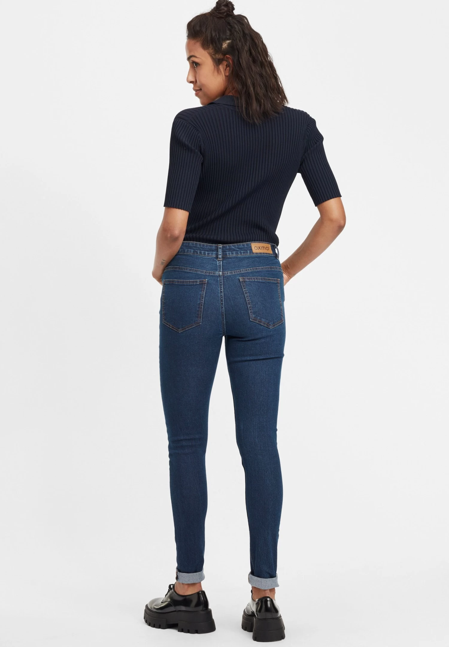 OXMO Oxlenna - Vaqueros Boyfriend - Dark Ink 3 OXMO Oxlenna - Vaqueros Boyfriend - Dark Ink - Imagen 3