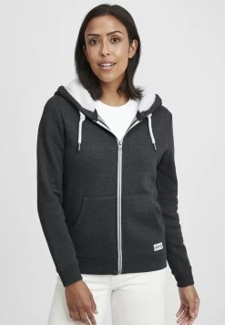 OXMO Oxbinja - Sudadera Con Cremallera - Dark Grey Melange