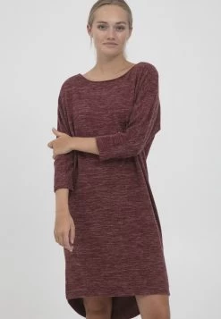 OXMO Oxbinala - Vestido De Punto - Chocolate Truffle Melange