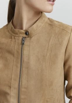 OXMO Peggy - Chaqueta De Cuero Sintético - Tannin -Oxmo Ventas 4d1f9612885144a89b8caeb06dc46c9e