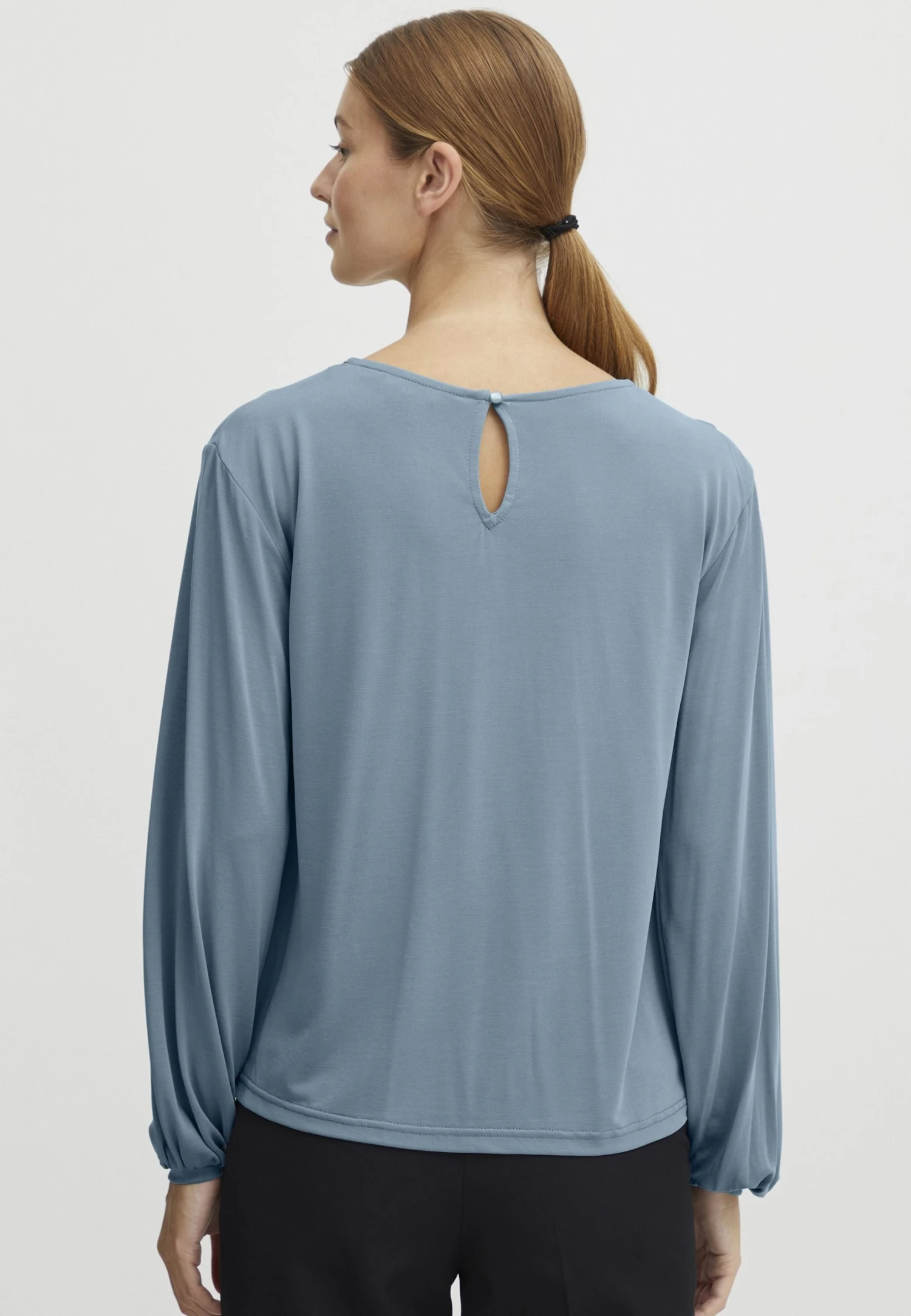OXMO Oxhal - Blusa - Smoke Blue 3 OXMO Oxhal - Blusa - Smoke Blue - Imagen 3