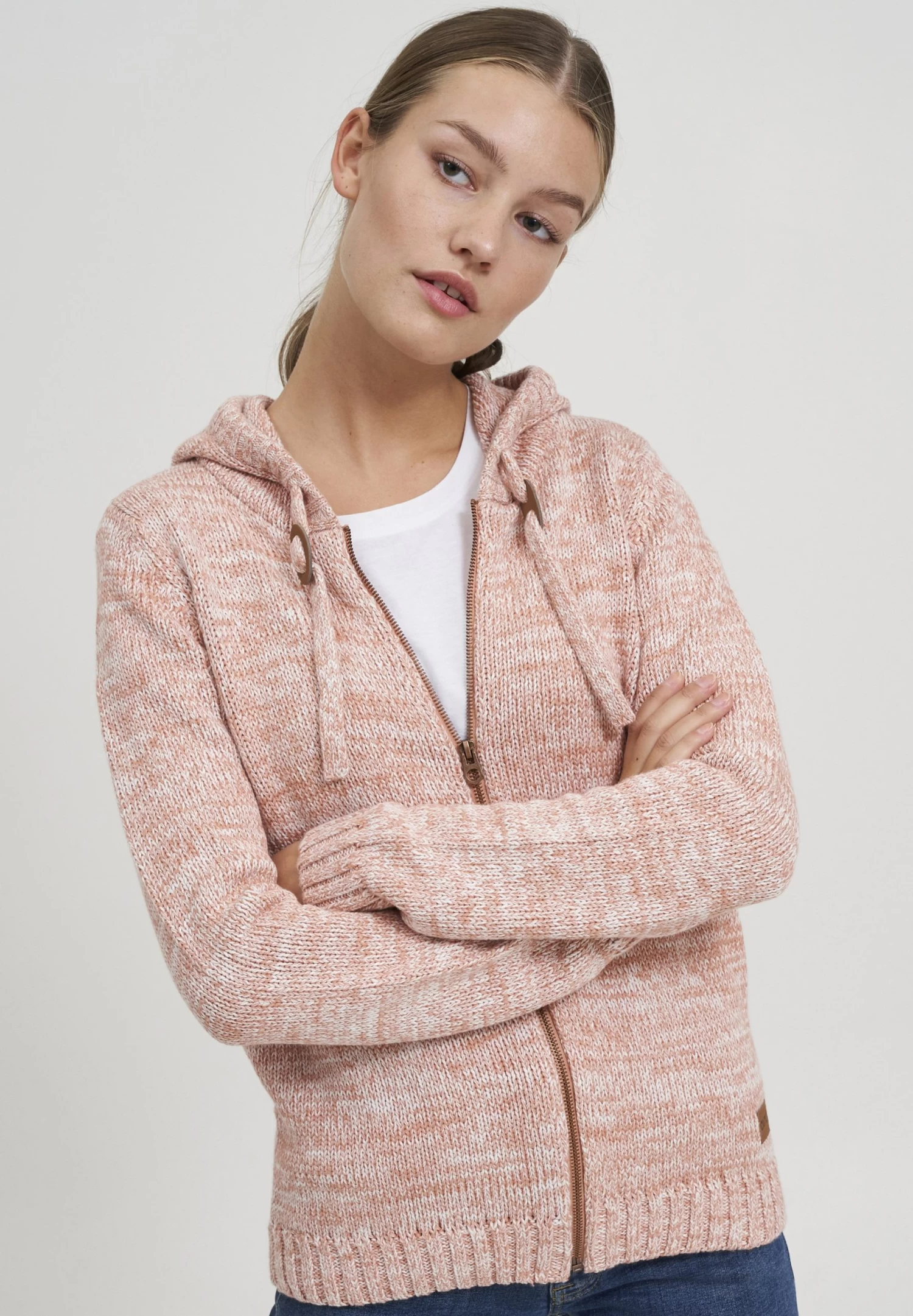 OXMO Oxphiladelphia - Chaqueta De Punto - Powder Ros 1 OXMO Oxphiladelphia - Chaqueta De Punto - Powder Ros