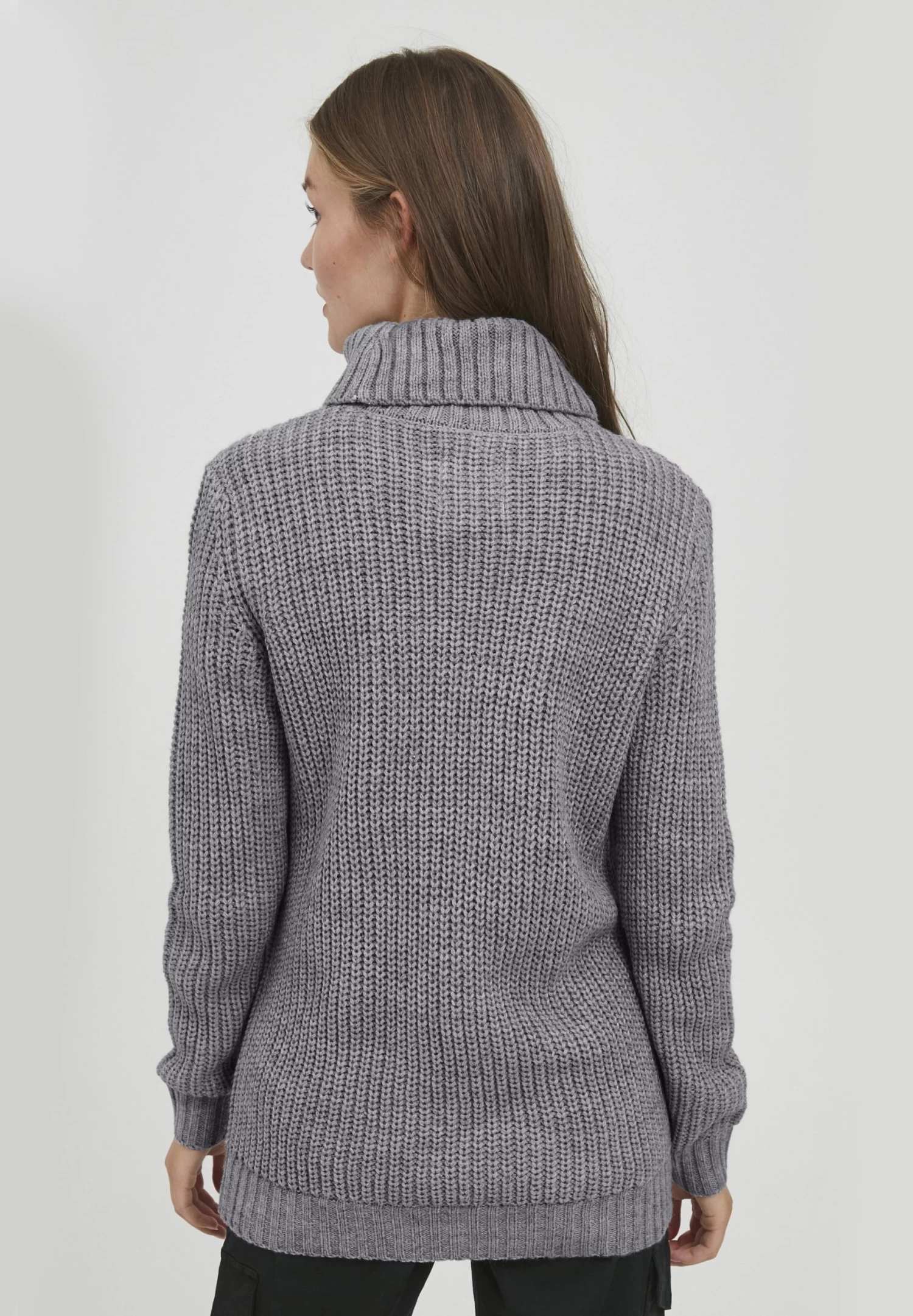 OXMO Oxnanna - Jersey De Punto - Medium Grey Melange 3 OXMO Oxnanna - Jersey De Punto - Medium Grey Melange - Imagen 3