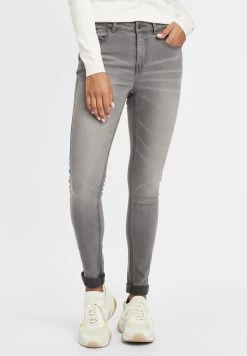 OXMO Oxlenna - Vaqueros Boyfriend - Grey Denim