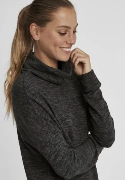 OXMO Oxbelma - Jersey Con Capucha - Dark Grey Melange -Oxmo Ventas 5b853b48b10d4c2085cac262143e230d