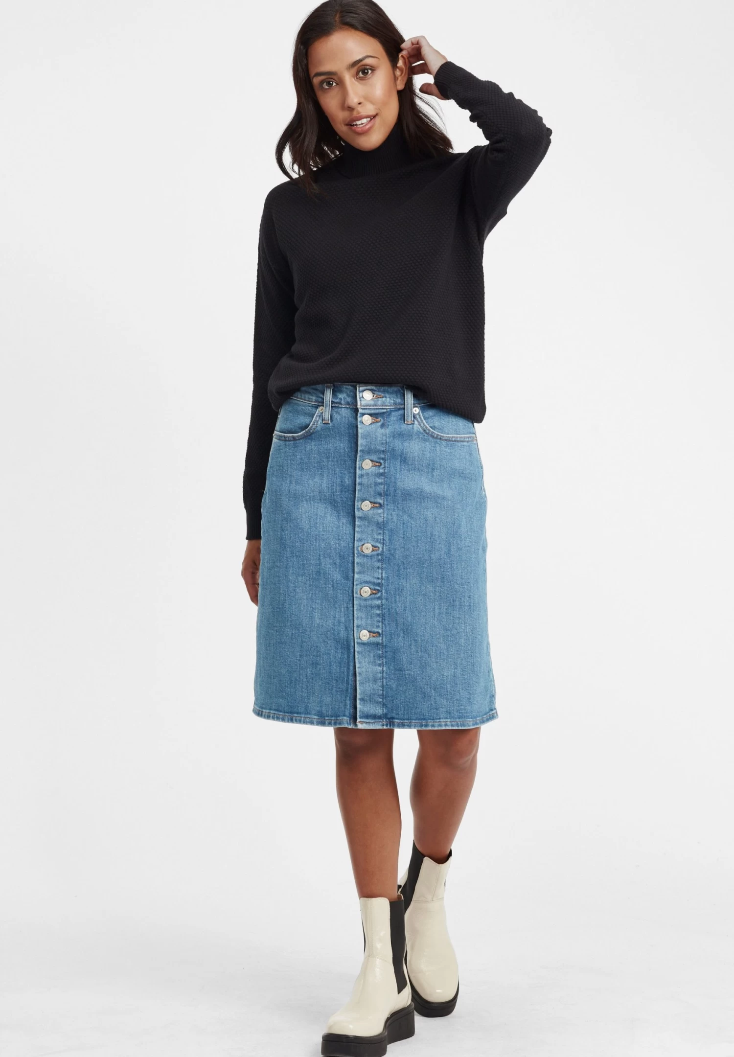 OXMO Oxsina - Jersey De Punto - Black 2 OXMO Oxsina - Jersey De Punto - Black - Imagen 2