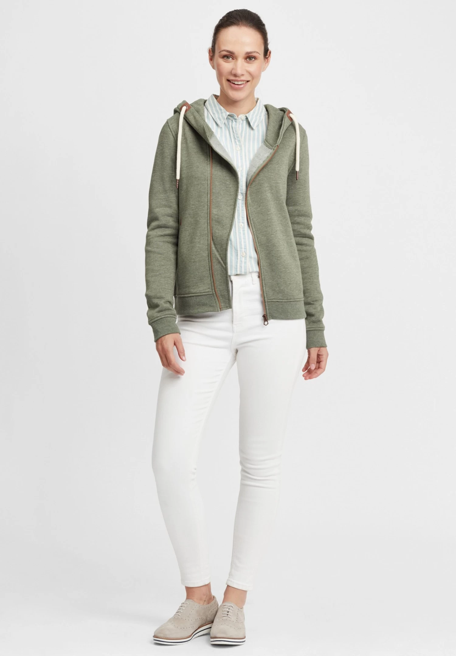 OXMO Oxvicky - Sudadera Con Cremallera - Climb Mel 2 OXMO Oxvicky - Sudadera Con Cremallera - Climb Mel - Imagen 2