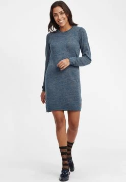 OXMO Oxdanielle - Vestido De Punto - Ensign Blue