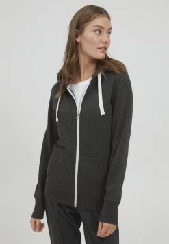 OXMO Oxolinda - Chaqueta De Punto - Dark Grey Melange
