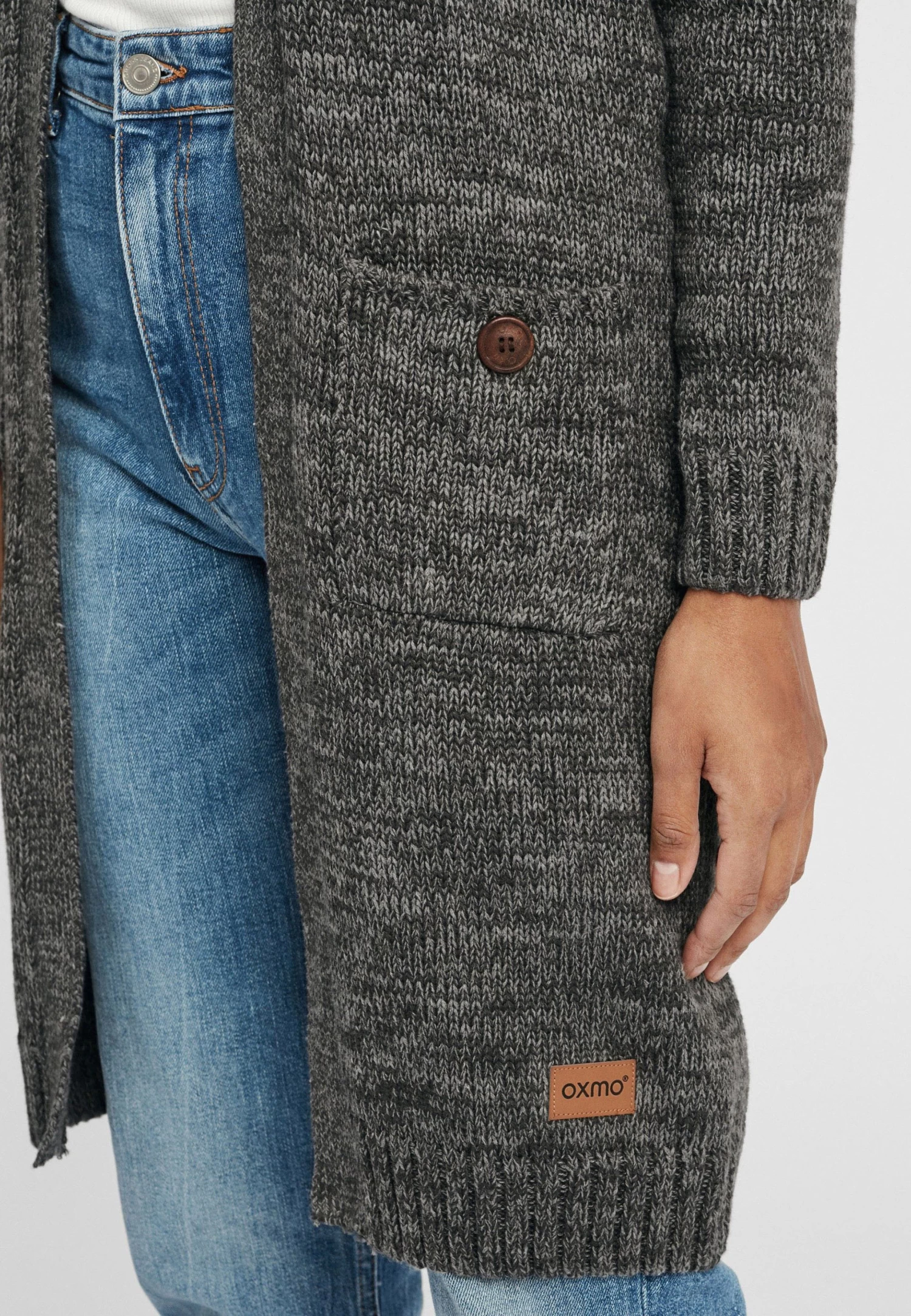 OXMO Oxphiletta - Chaqueta De Punto - Black 5 OXMO Oxphiletta - Chaqueta De Punto - Black - Imagen 5