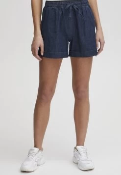 OXMO Oxlillith - Shorts Vaqueros - Dark Blue Denim