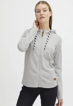 OXMO Oxwanda - Sudadera Con Cremallera - Oyster Grey Melange