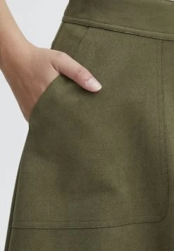 OXMO Oxjune - Falda Acampanada - Olive Night -Oxmo Ventas 93025c8d5cb141538dc911e660f3bc9c