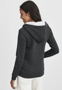 OXMO Oxbinja - Sudadera Con Cremallera - Dark Grey Melange -Oxmo Ventas 93a29f0772564248a726019b66a84df5