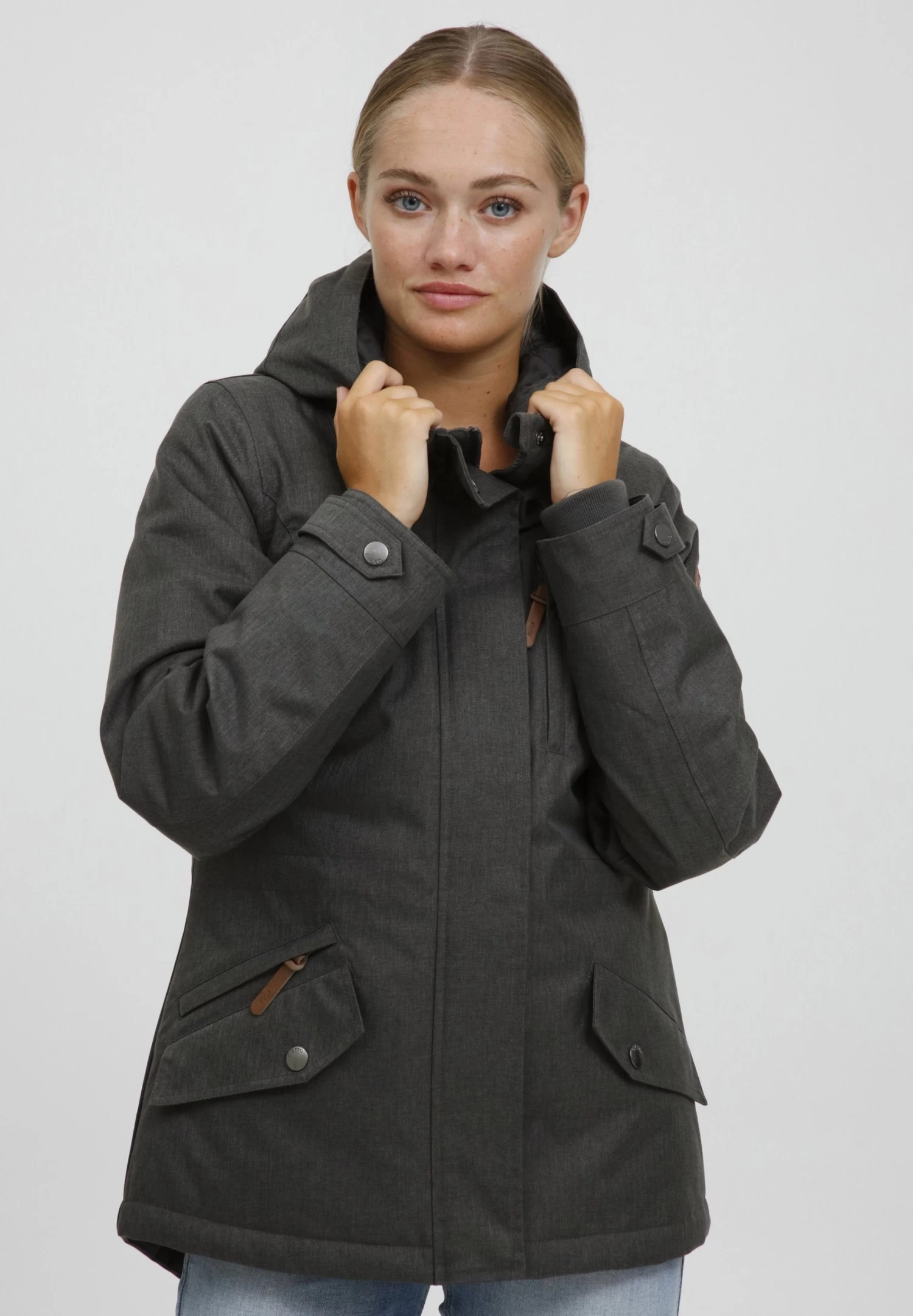 OXMO Oxbellissa - Chaqueta De Invierno - Dark Grey 1 OXMO Oxbellissa - Chaqueta De Invierno - Dark Grey