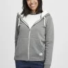 OXMO Oxbinja - Sudadera Con Cremallera - Grey Melange