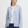OXMO Oxkalotta - Chaqueta De Punto - Brunnera Blue