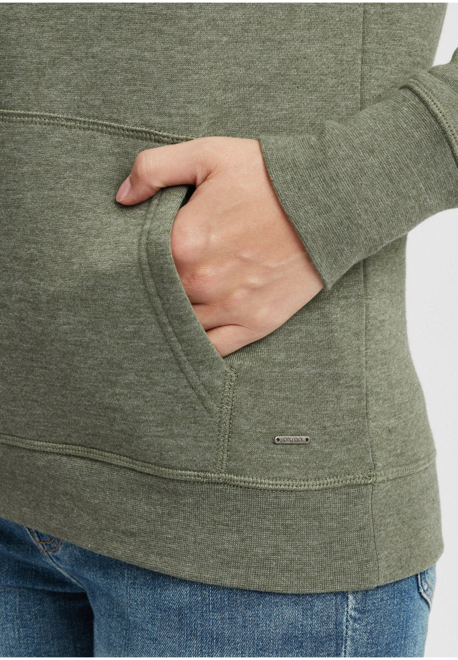 OXMO Oxolive - Jersey Con Capucha - Clim Ivy 5 OXMO Oxolive - Jersey Con Capucha - Clim Ivy - Imagen 5