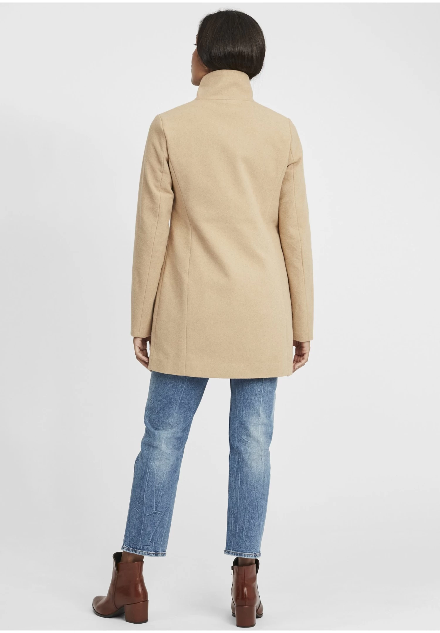 OXMO Oxhermy - Abrigo Clásico - Dune Melange 3 OXMO Oxhermy - Abrigo Clásico - Dune Melange - Imagen 3