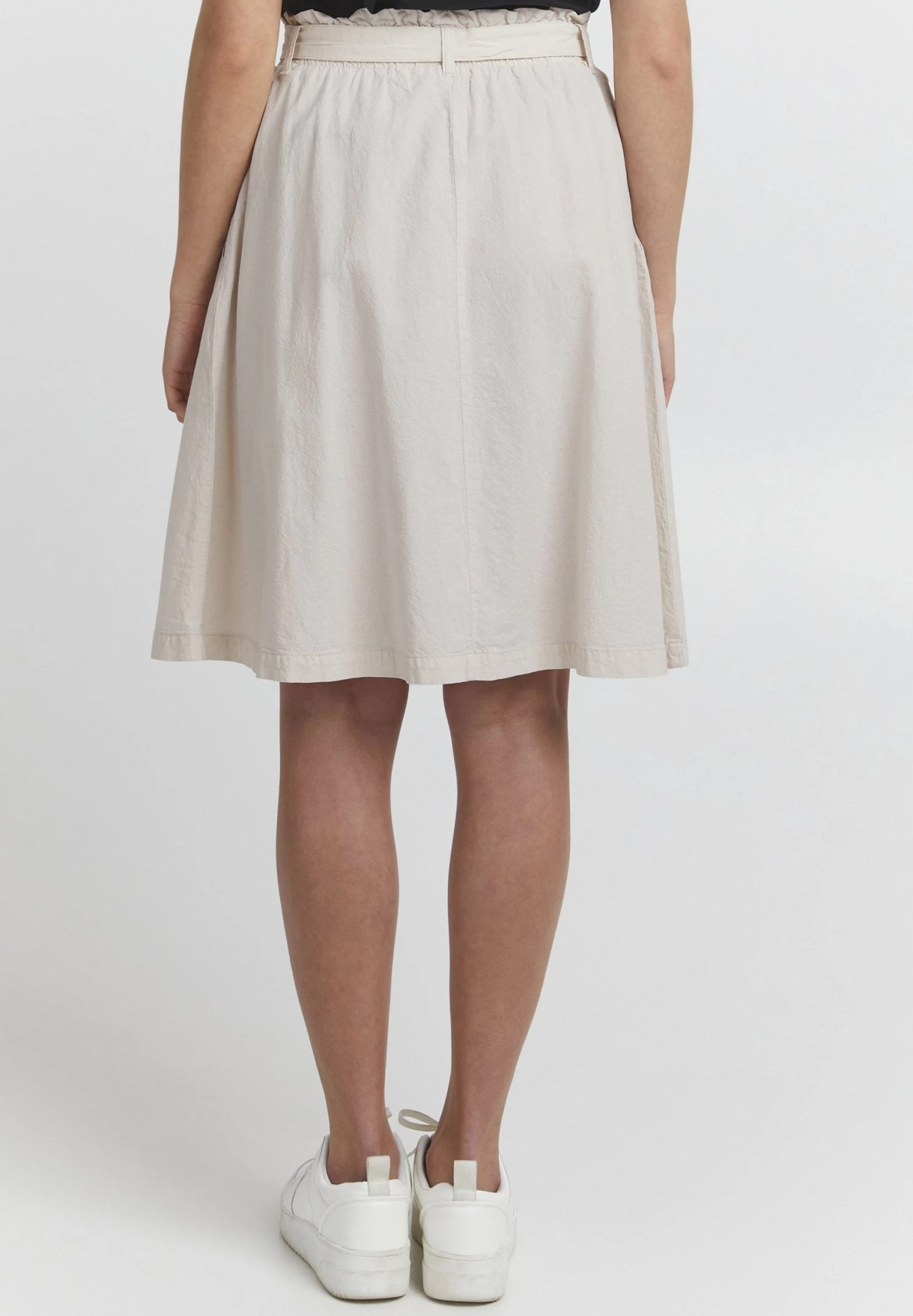 OXMO Lerke - Falda Acampanada - Oatmeal 3 OXMO Lerke - Falda Acampanada - Oatmeal - Imagen 3