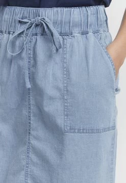 OXMO Oxlille - Falda Vaquera - Light Blue Denim -Oxmo Ventas a0ea2a0c7b4347bcbe375201afd7e40b