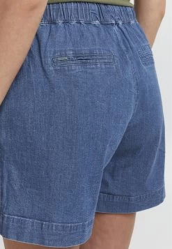 OXMO Oxlillith - Shorts Vaqueros - Mid Blue Denim -Oxmo Ventas a9fd68b8db624fc0950b5bc5e8a84312