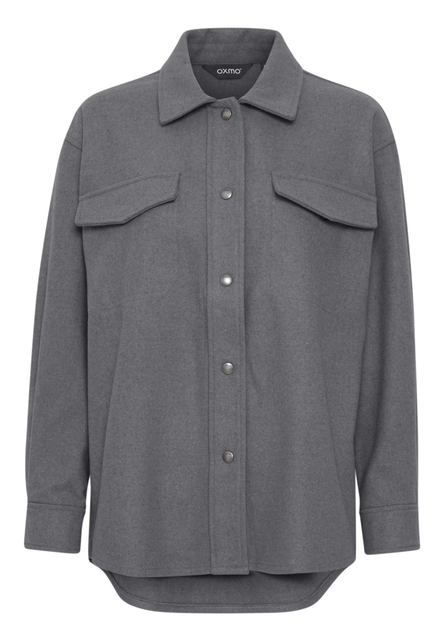 OXMO Valen - Chaqueta De Punto - Medium Grey Melange 6 OXMO Valen - Chaqueta De Punto - Medium Grey Melange - Imagen 6