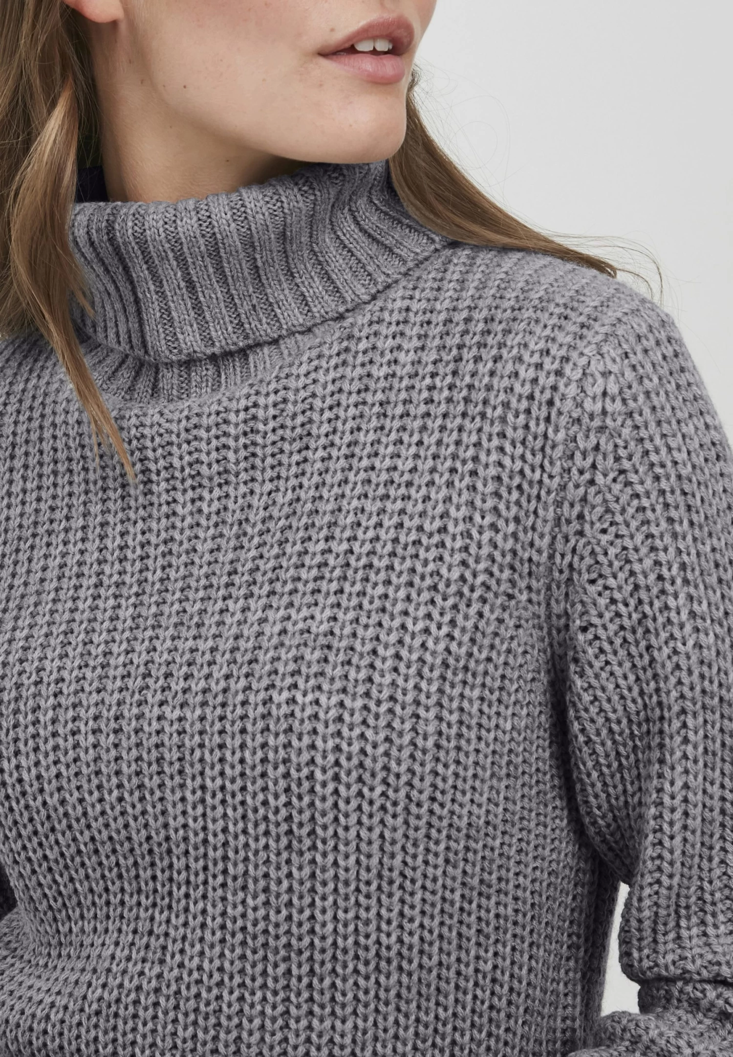 OXMO Oxnanna - Jersey De Punto - Medium Grey Melange 4 OXMO Oxnanna - Jersey De Punto - Medium Grey Melange - Imagen 4