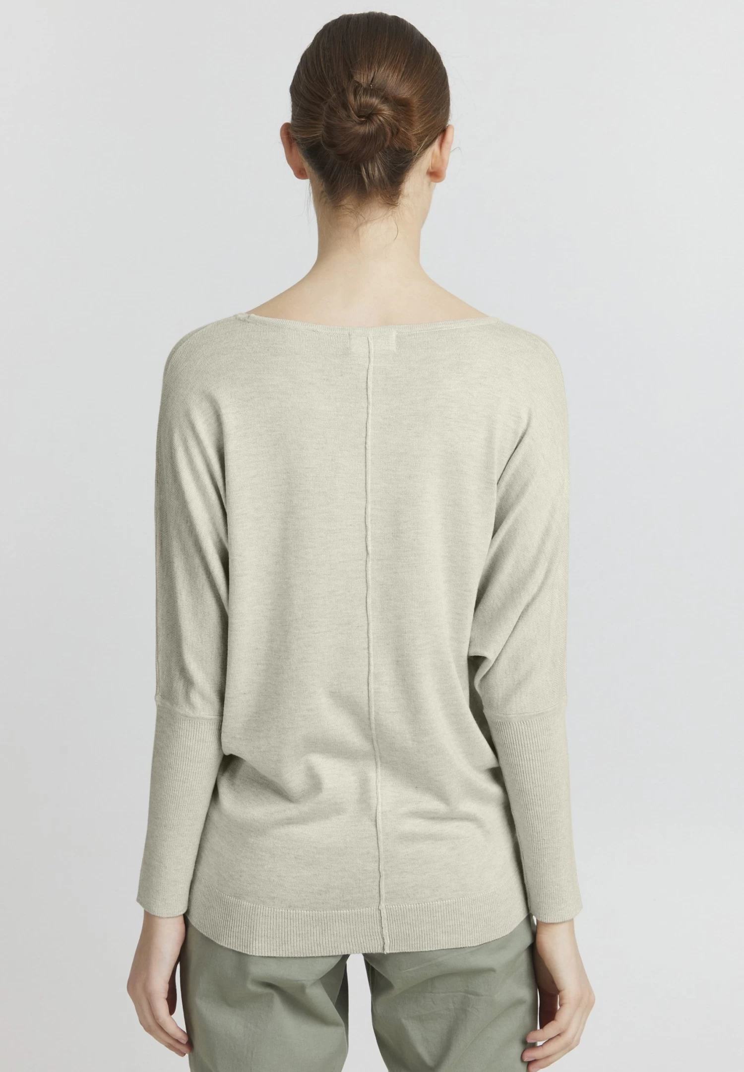 OXMO Oxherdis - Jersey De Punto - Oyster Grey Melange 3 OXMO Oxherdis - Jersey De Punto - Oyster Grey Melange - Imagen 3