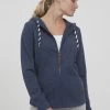 OXMO Oxwanda - Sudadera Con Cremallera - Ins Bl Mel