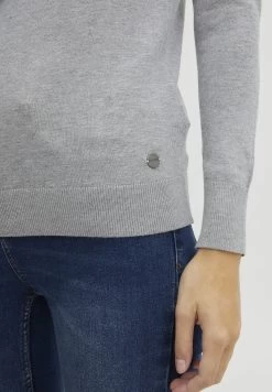 OXMO Katja - Jersey De Punto - Mid Grey Melange -Oxmo Ventas c8dc01d6a1274918882e9b65bdfd06ab