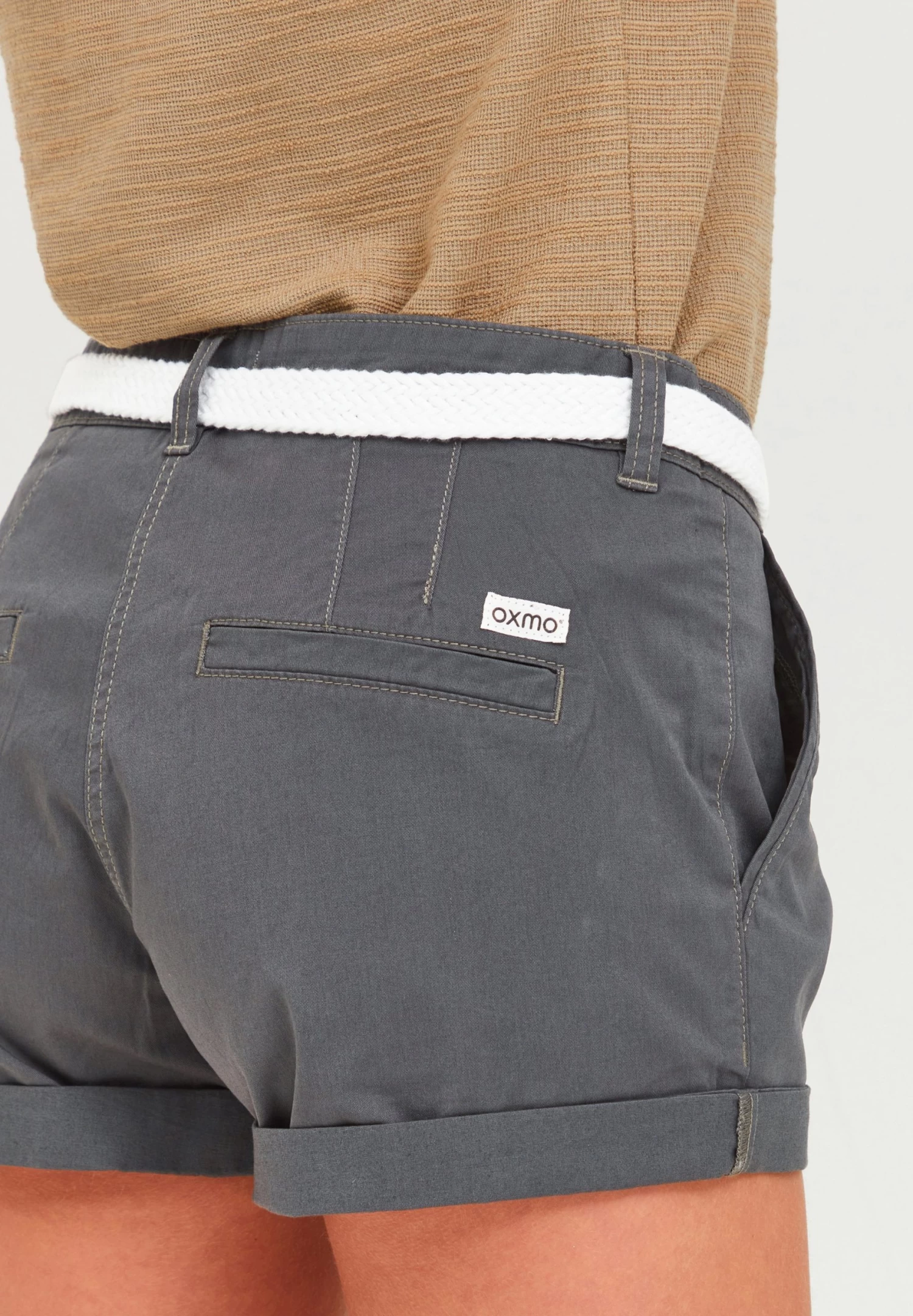 OXMO Oxchanett - Shorts - Dark Grey 5 OXMO Oxchanett - Shorts - Dark Grey - Imagen 5