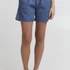 OXMO Oxlillith - Shorts Vaqueros - Mid Blue Denim