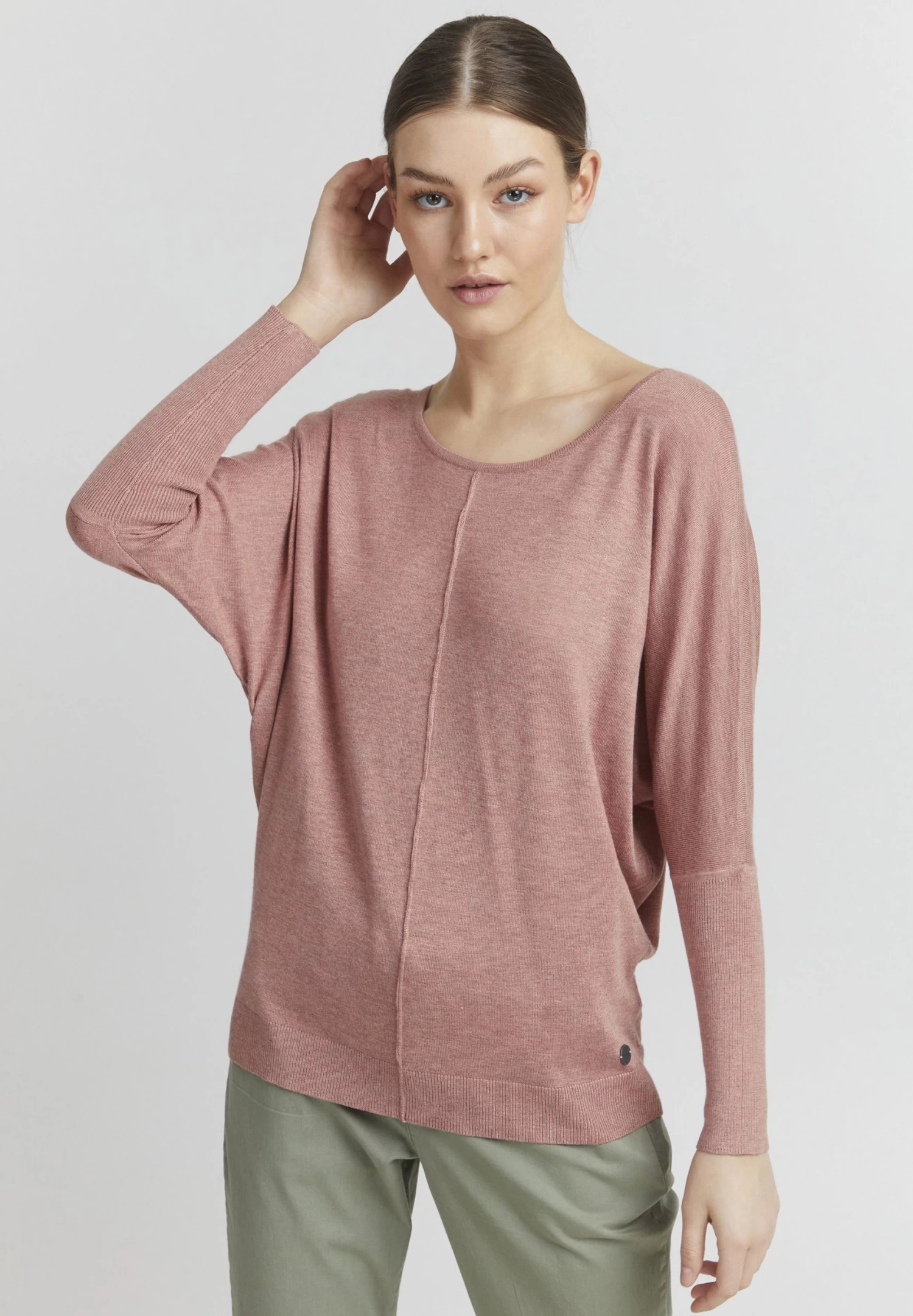 OXMO Oxherdis - Jersey De Punto - Ash Rose Melange 1 OXMO Oxherdis - Jersey De Punto - Ash Rose Melange