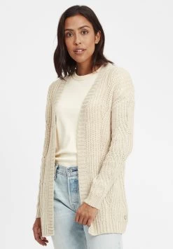 OXMO Oxclea - Chaqueta De Punto - Oyster Grey Melange