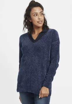 OXMO Oxesmira - Jersey De Punto - Insignia Blue