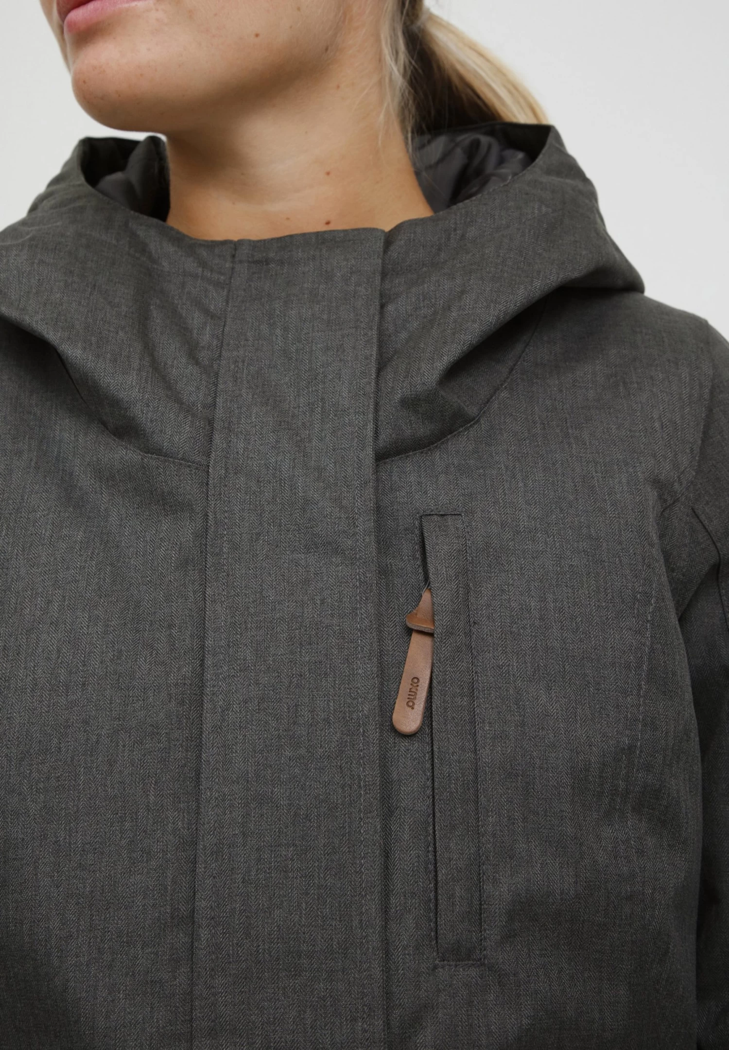 OXMO Oxbellissa - Chaqueta De Invierno - Dark Grey 5 OXMO Oxbellissa - Chaqueta De Invierno - Dark Grey - Imagen 5