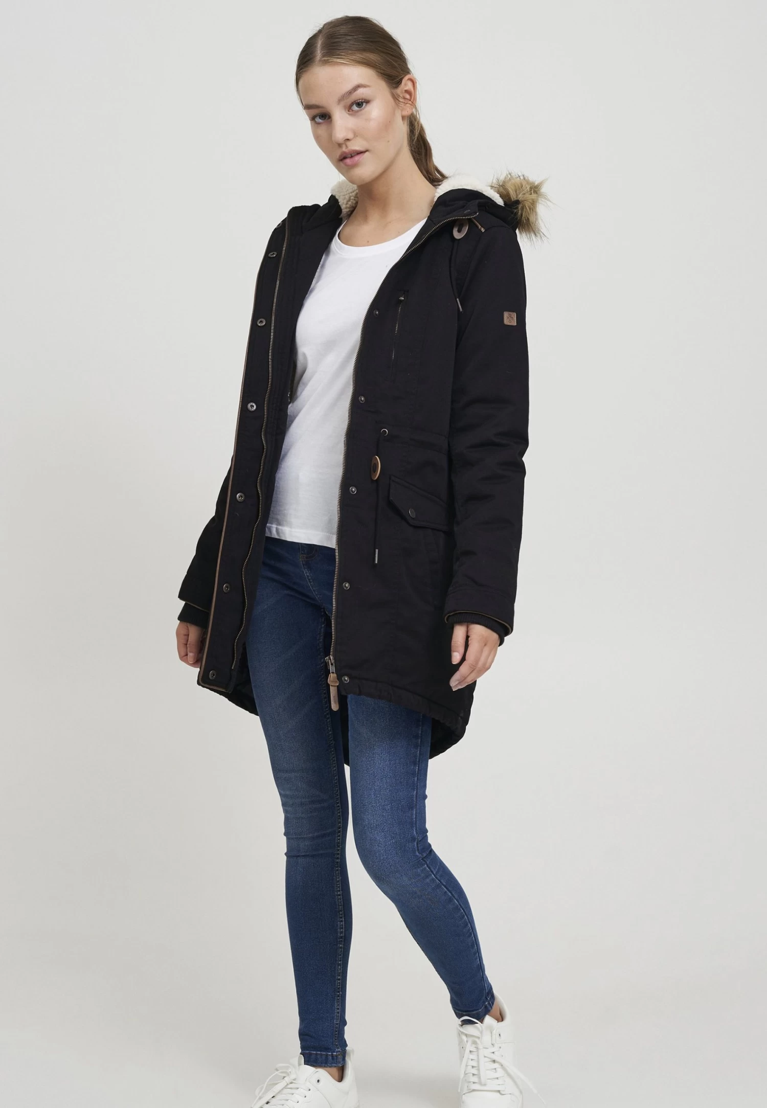 OXMO Oxanna - Parka - Black 2 OXMO Oxanna - Parka - Black - Imagen 2