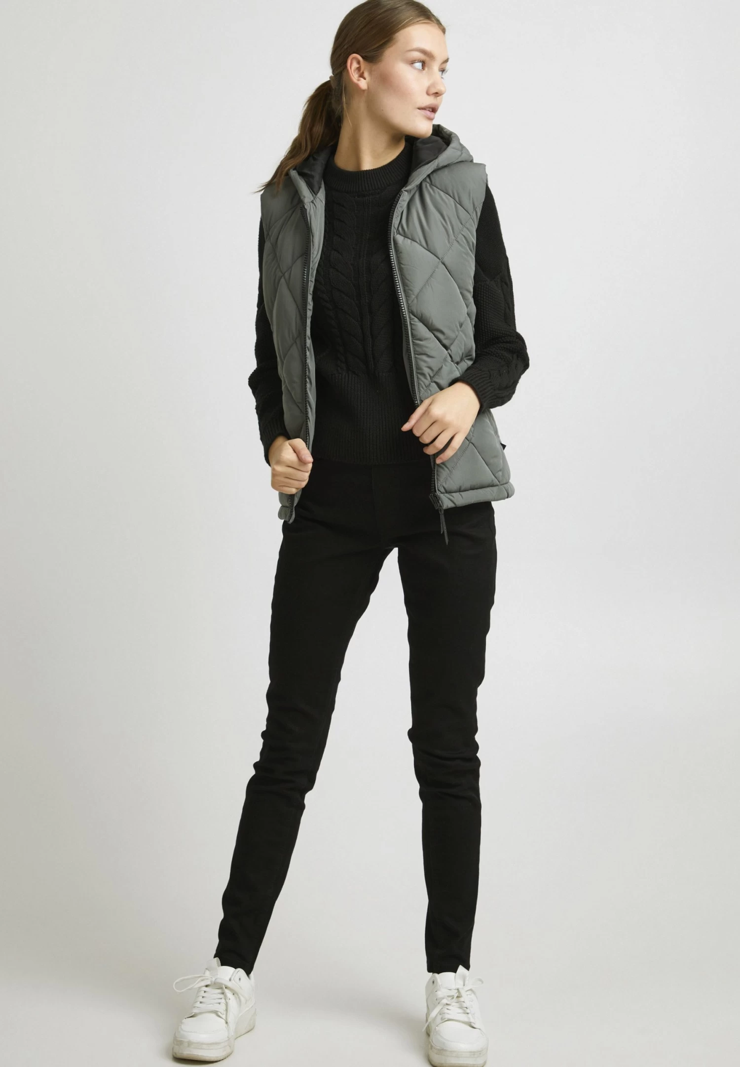 OXMO Oxstana - Chaleco - Pewter 2 OXMO Oxstana - Chaleco - Pewter - Imagen 2